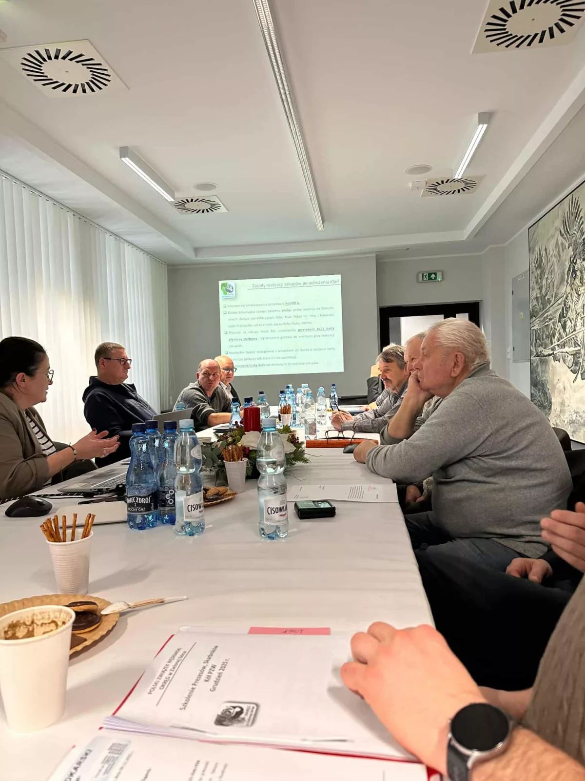 Zebranie sprawozdawczo-wyborcze rejonu Żagańskiego.