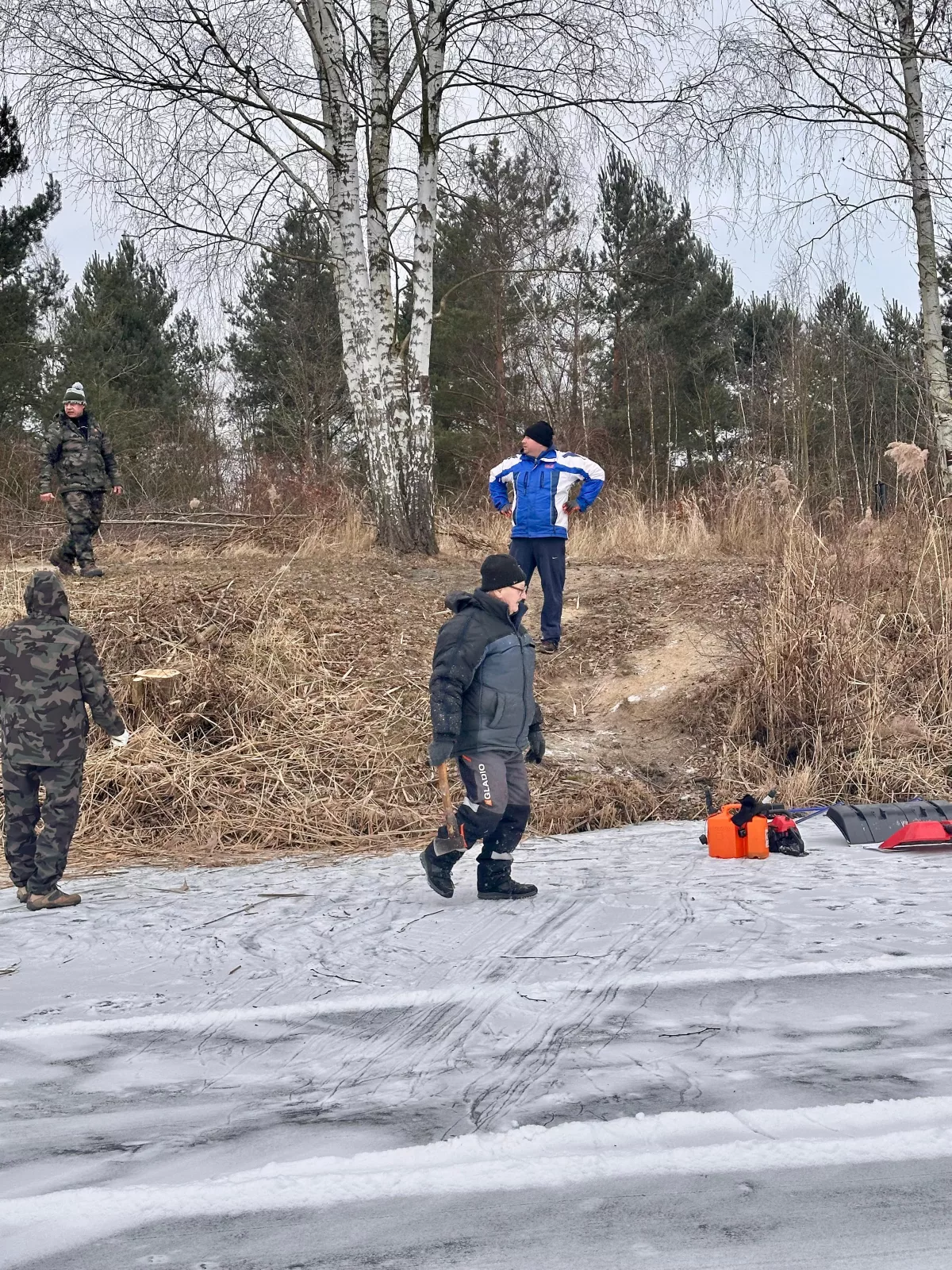 Prace na Łowisku Gryżyce